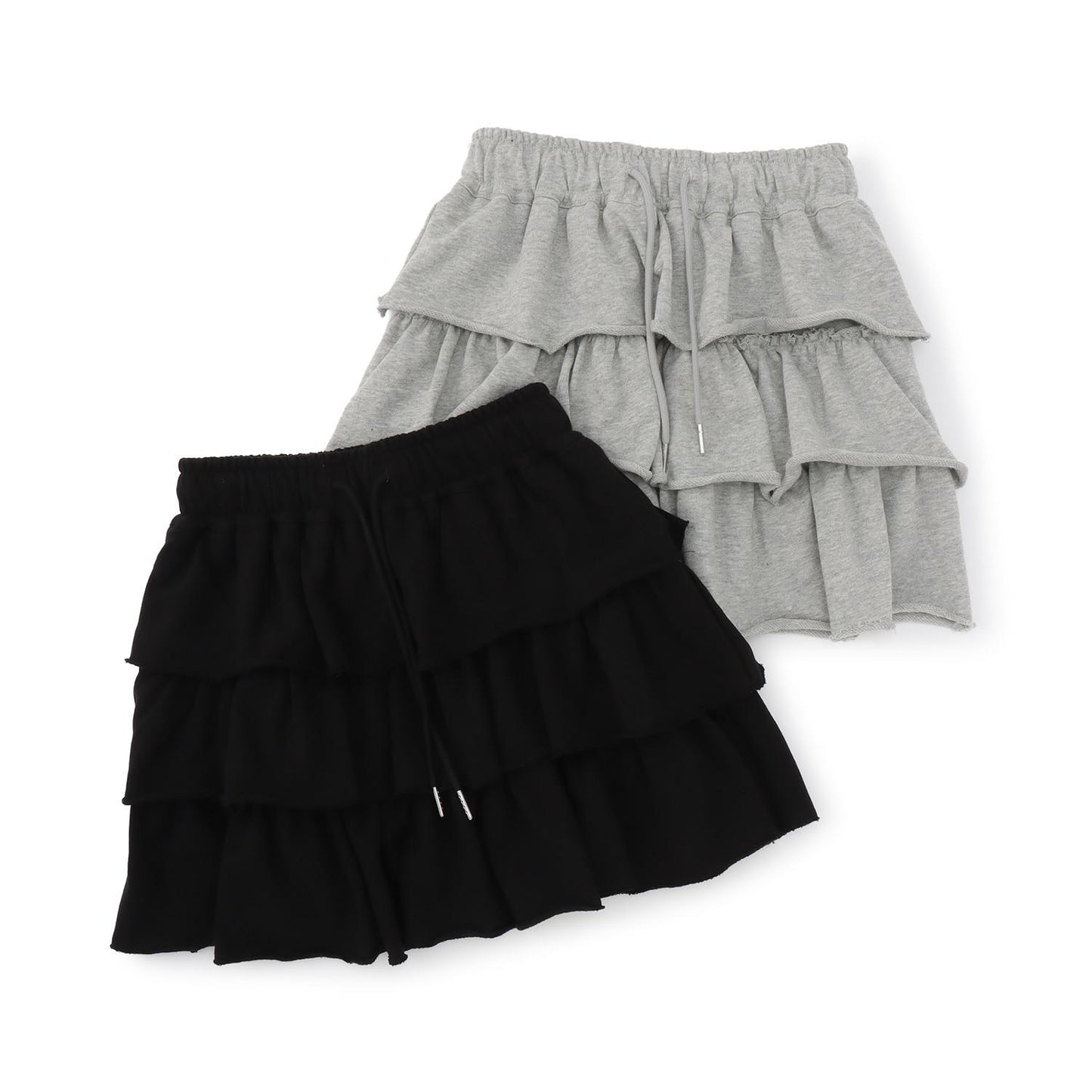 【可套裝】層疊剪裁荷葉邊迷你裙