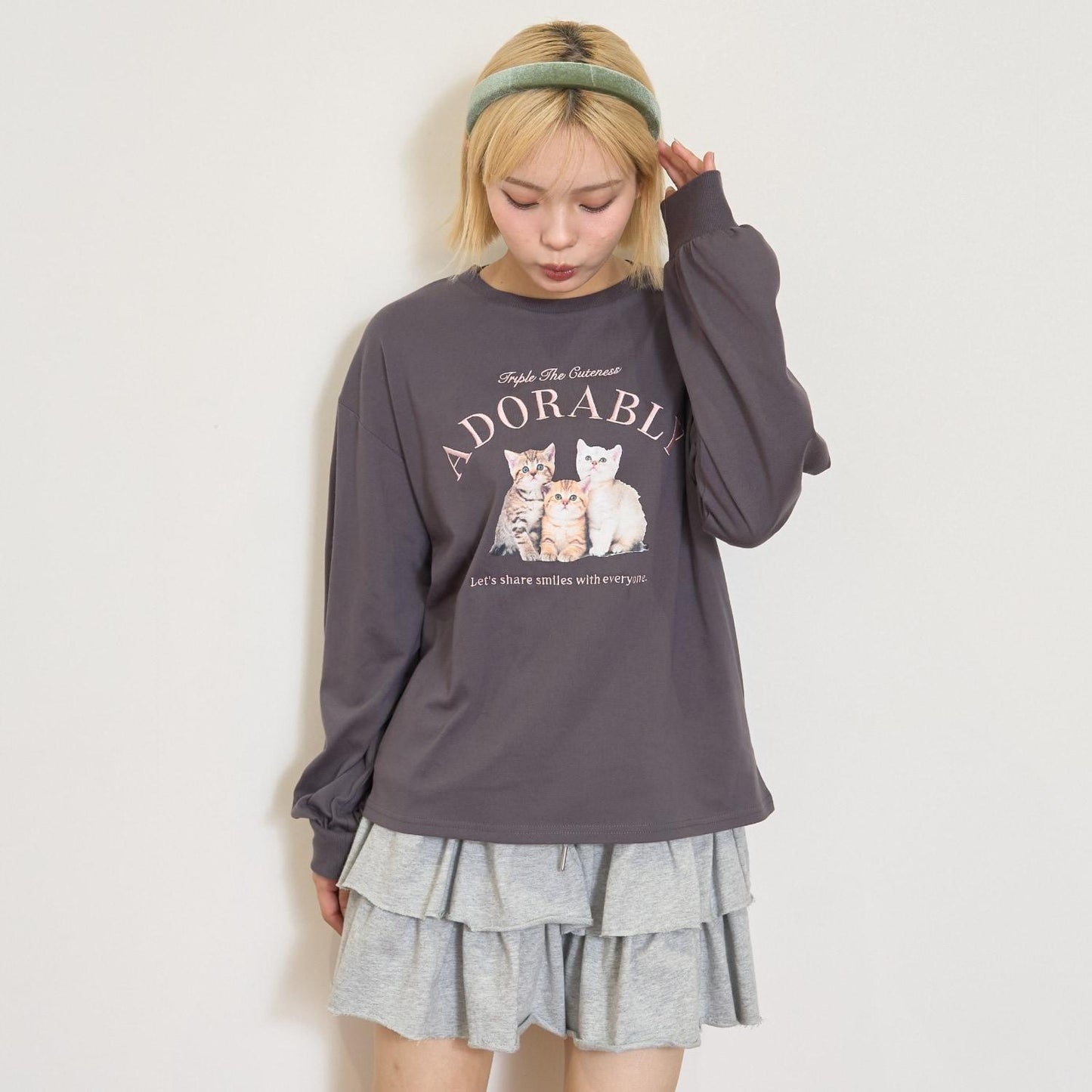 【可套裝】層疊剪裁荷葉邊迷你裙