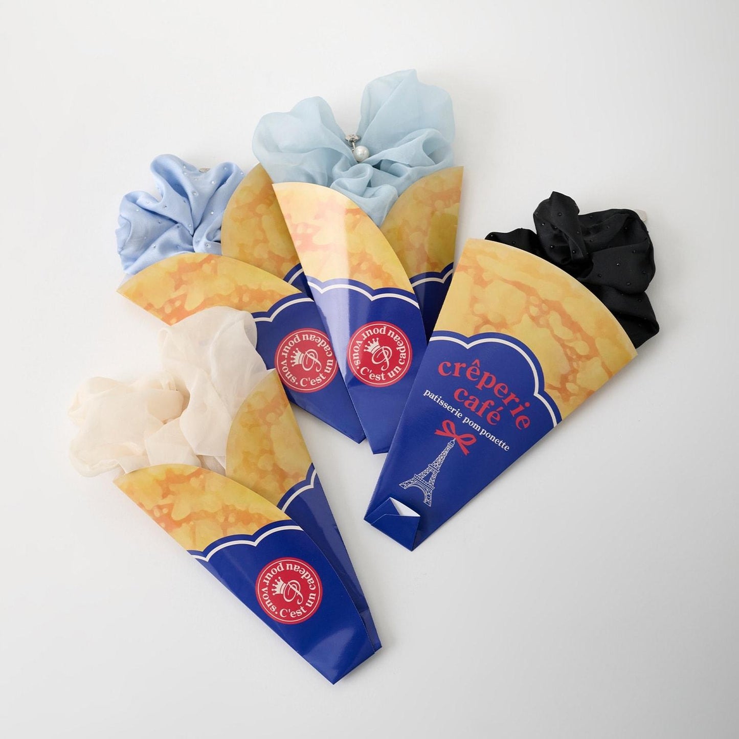 歐根紗蓬鬆髮圈