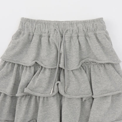 【可套裝】層疊剪裁荷葉邊迷你裙