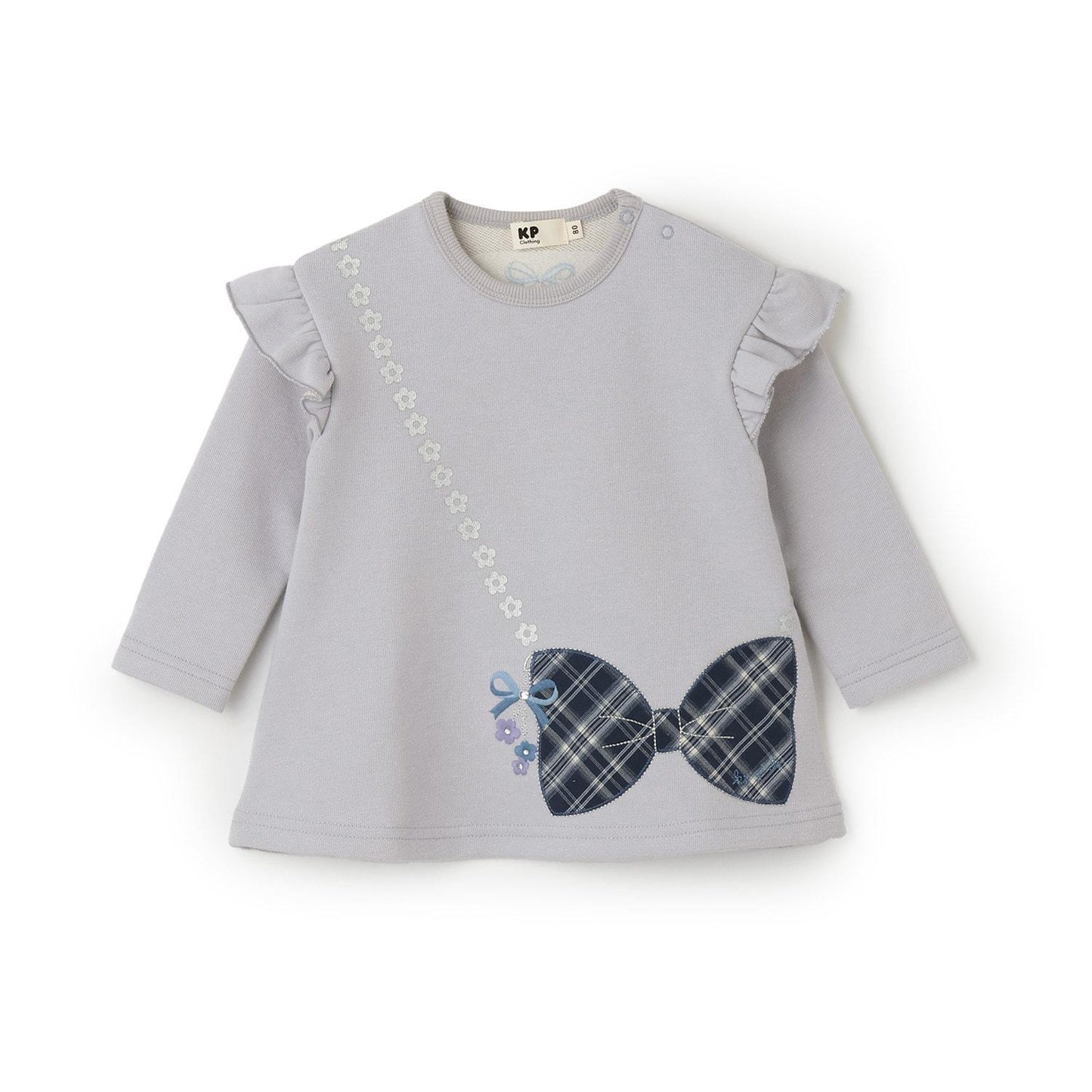 斜挎包風格亮片貼花衛衣長款上衣