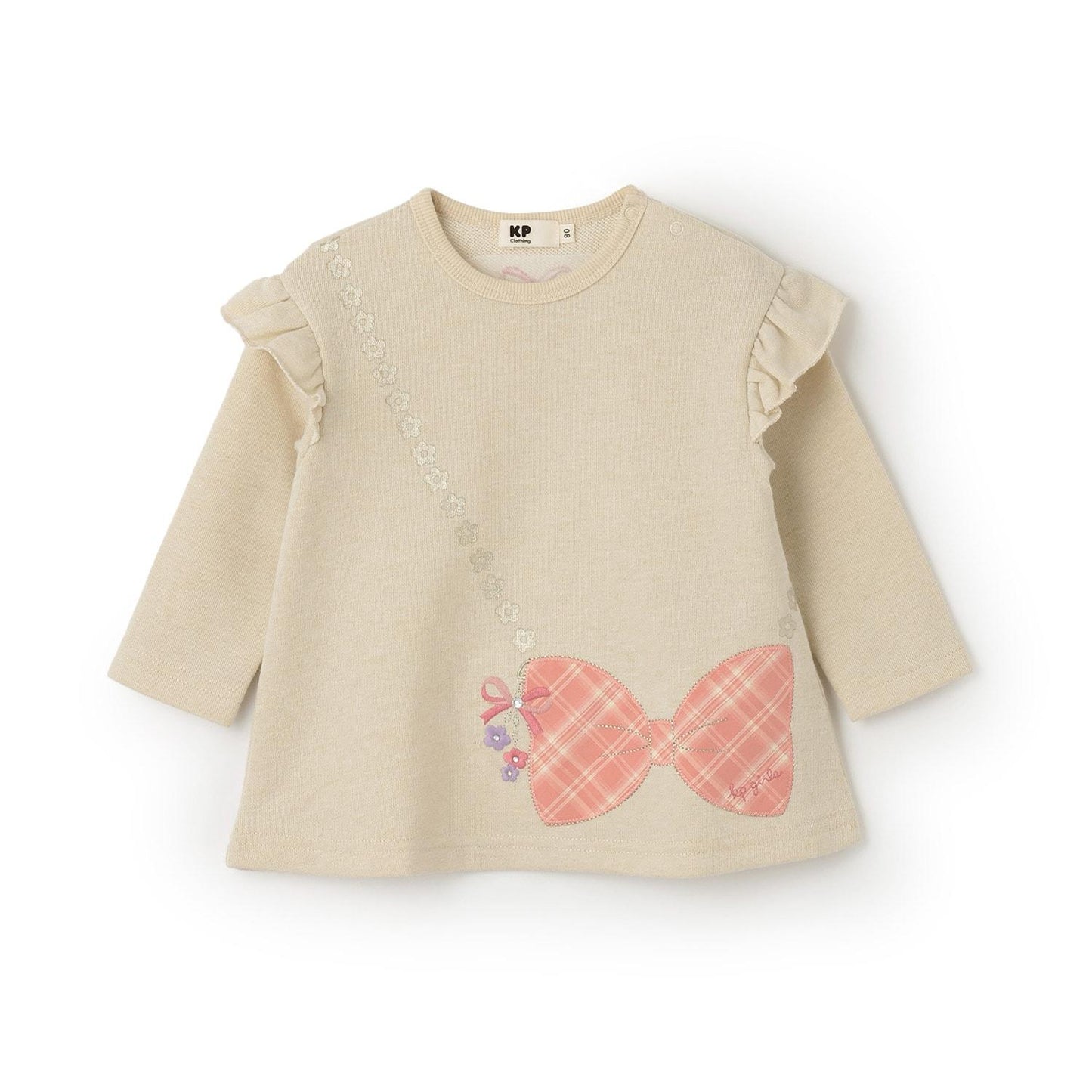 斜挎包風格亮片貼花衛衣長款上衣