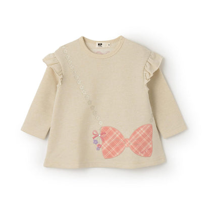 斜挎包風格亮片貼花衛衣長款上衣