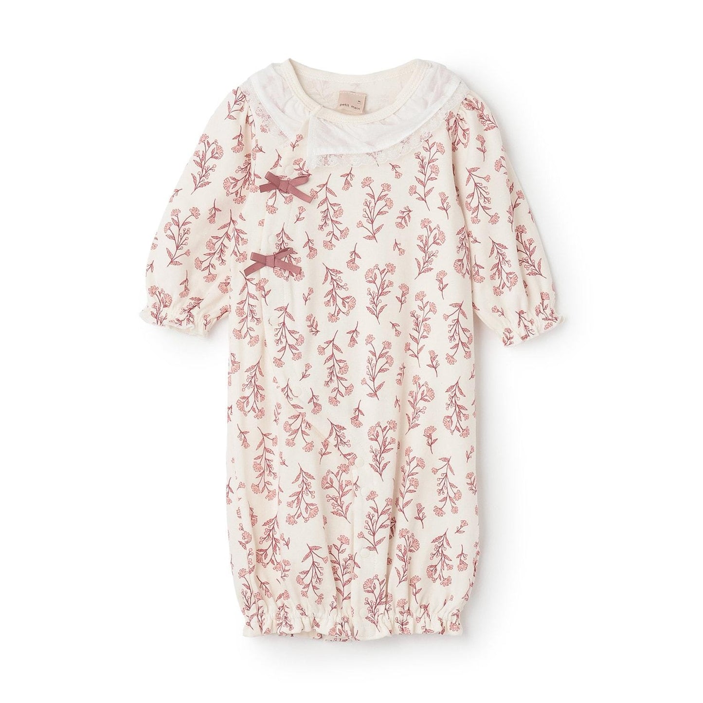 【弱酸性】荷葉邊領2WAY連體衣