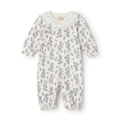 【弱酸性】荷葉邊領2WAY連體衣