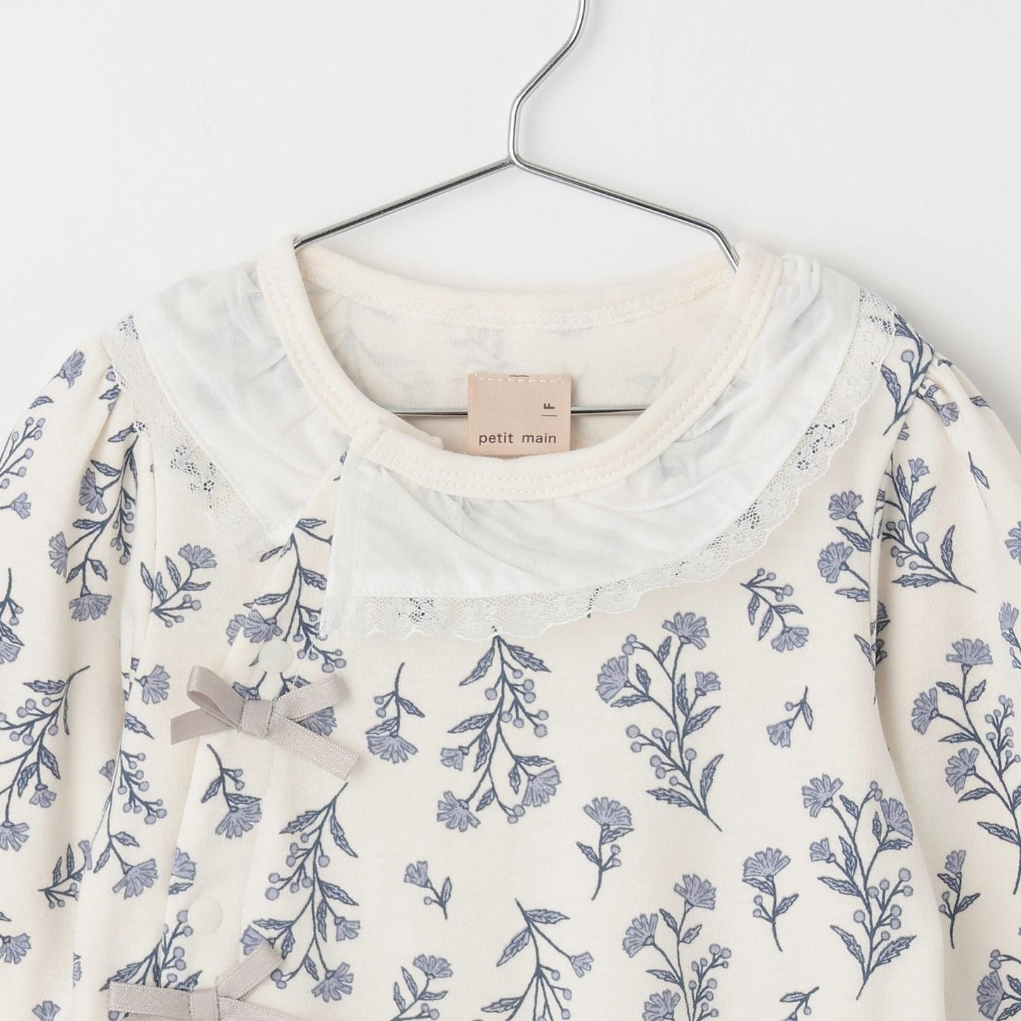 【弱酸性】荷葉邊領2WAY連體衣