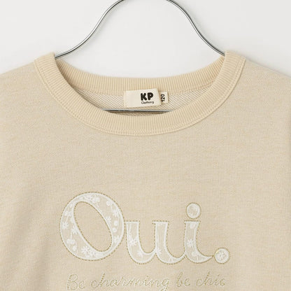 亮片衛衣 內襯毛圈 拼接蕾絲 休閒上衣