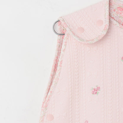 提花玫瑰刺繡家居拖鞋