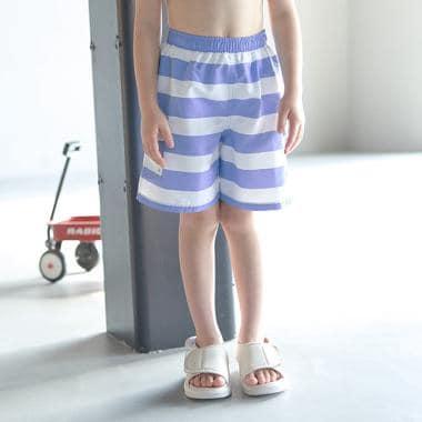 【SWIM】條紋工裝衝浪短褲（含內襯短褲）