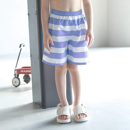 【SWIM】條紋工裝衝浪短褲（含內襯短褲）