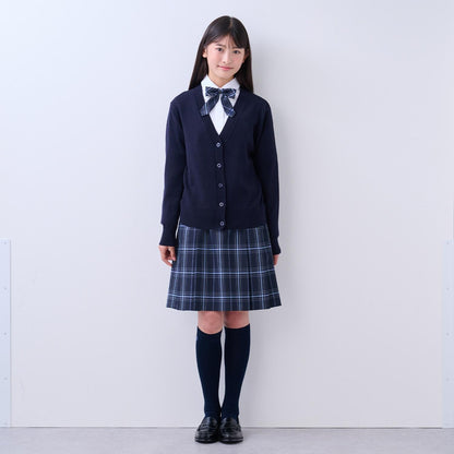 【畢業服】V領美利奴羊毛開衫