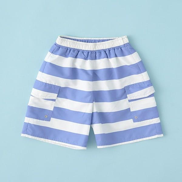 【SWIM】條紋工裝衝浪短褲（含內襯短褲）