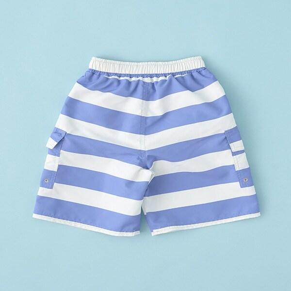【SWIM】條紋工裝衝浪短褲（含內襯短褲）