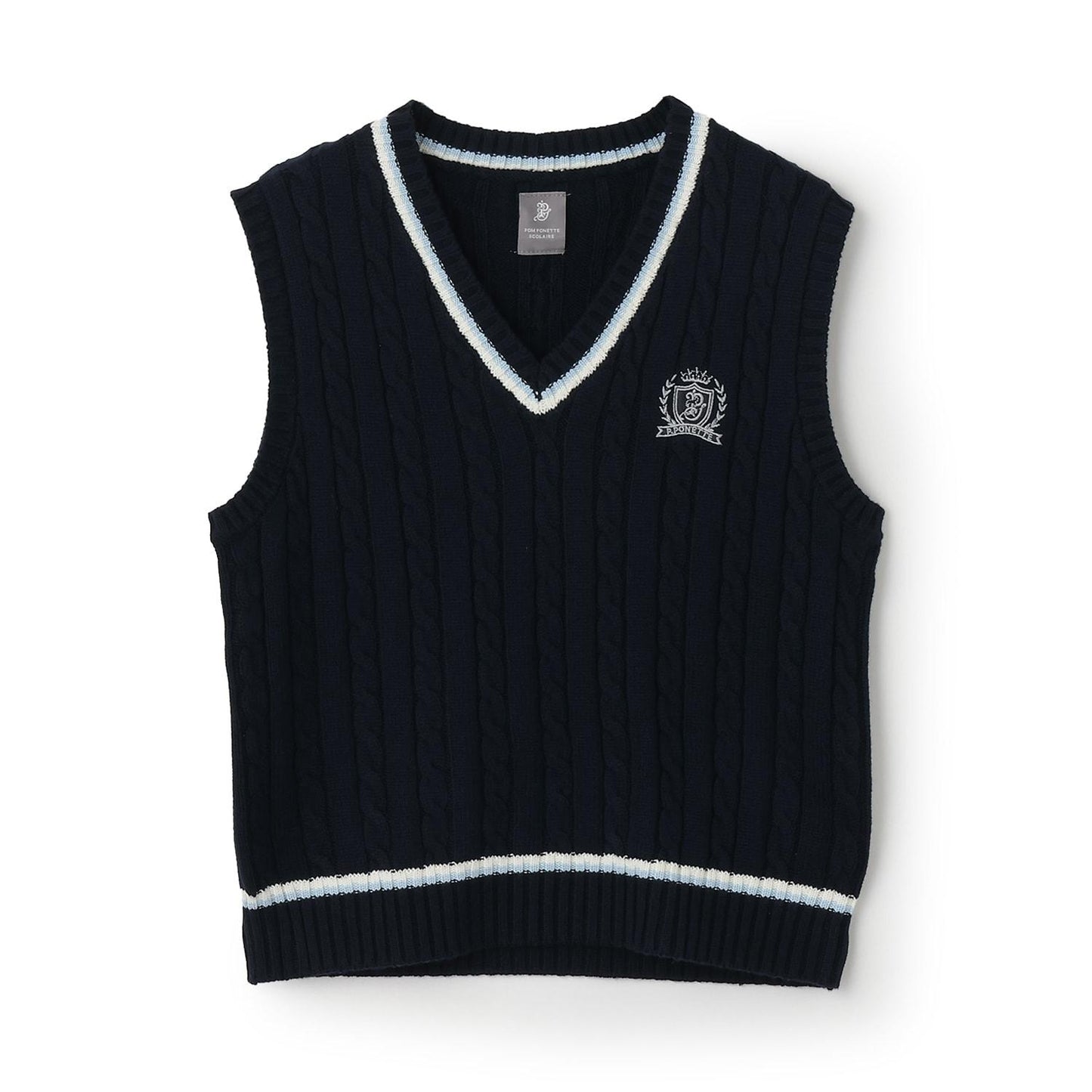 【畢業服】V領背心