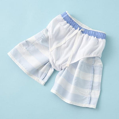 【SWIM】條紋工裝衝浪短褲（含內襯短褲）