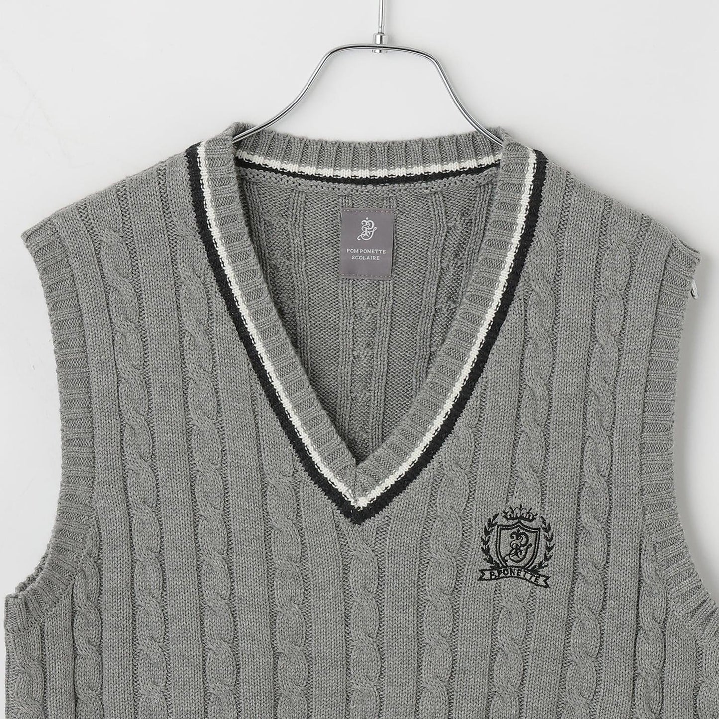 【畢業服】V領背心