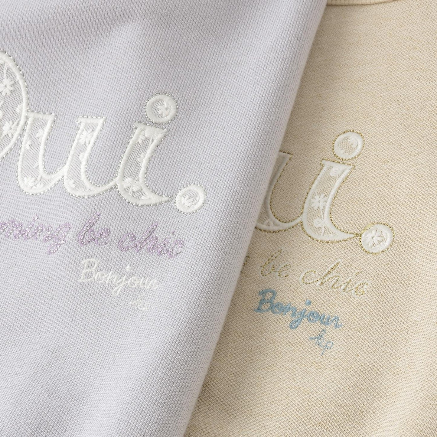 亮片衛衣 內襯毛圈 拼接蕾絲 休閒上衣