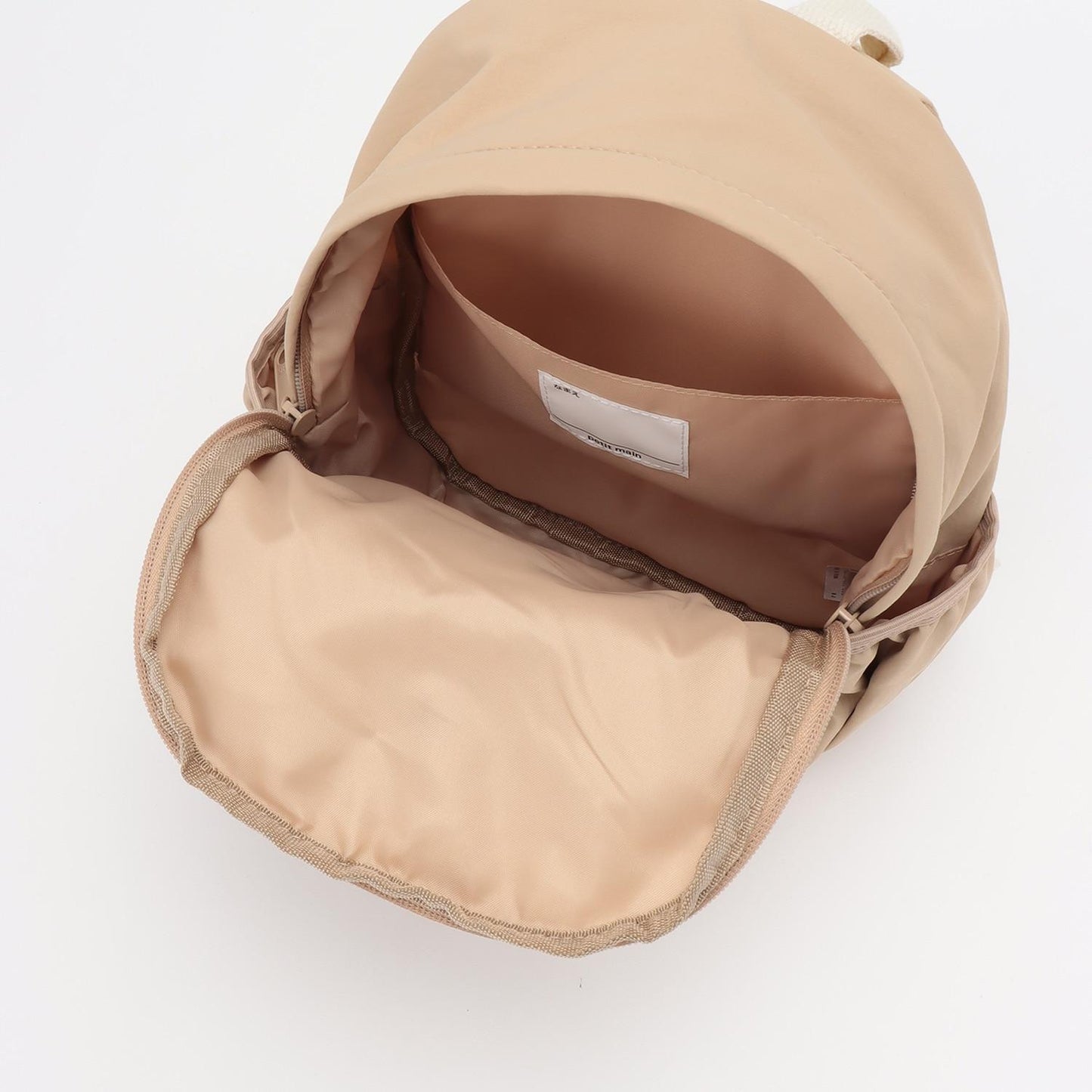 拼色雙肩包（S）