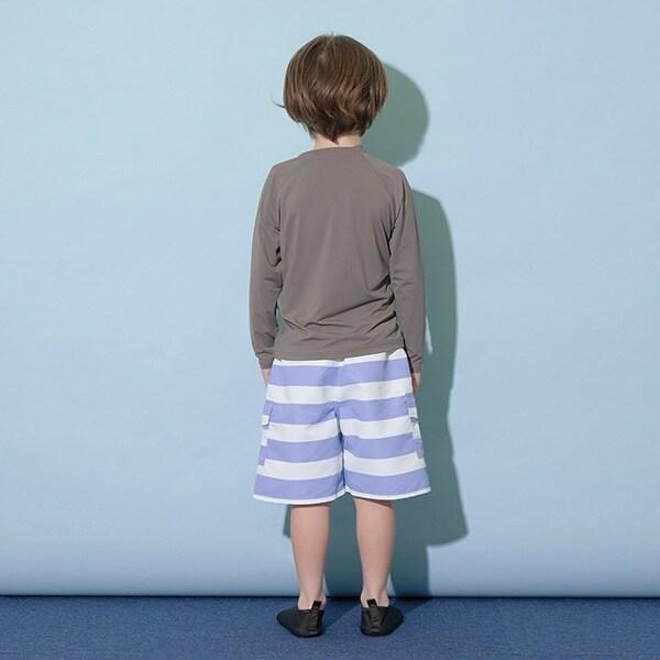 【SWIM】條紋工裝衝浪短褲（含內襯短褲）