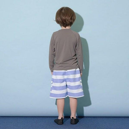 【SWIM】條紋工裝衝浪短褲（含內襯短褲）