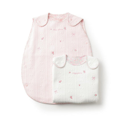 提花玫瑰刺繡家居拖鞋