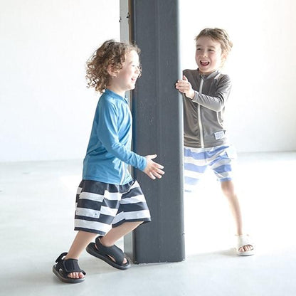 【SWIM】條紋工裝衝浪短褲（含內襯短褲）