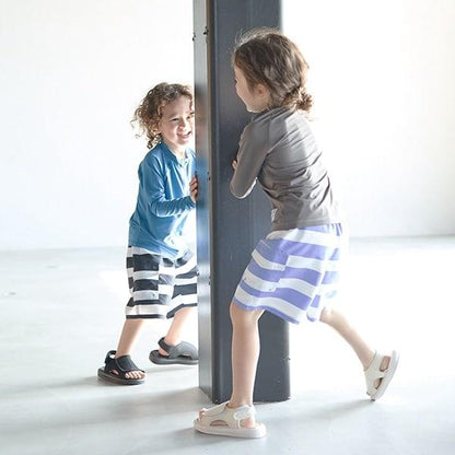 【SWIM】條紋工裝衝浪短褲（含內襯短褲）