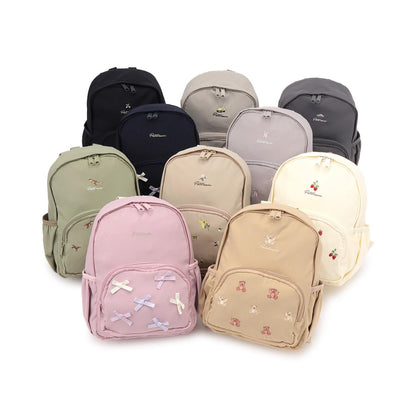 拼色雙肩包（S）