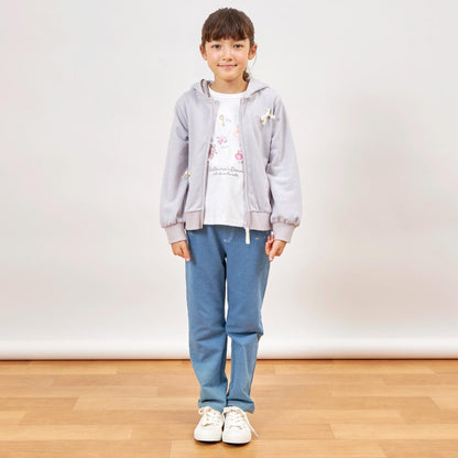 針織牛仔直筒褲