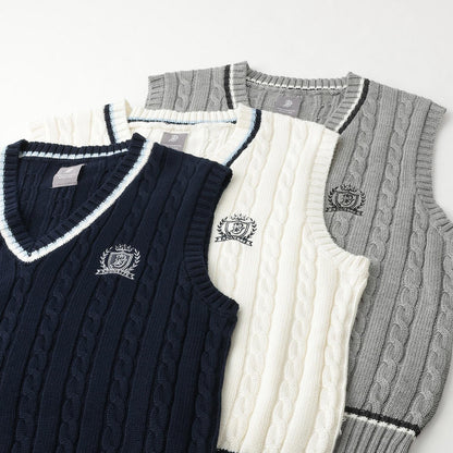 【畢業服】V領背心