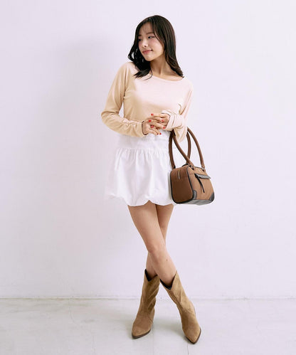 拼色波士頓包【韓國時尚】