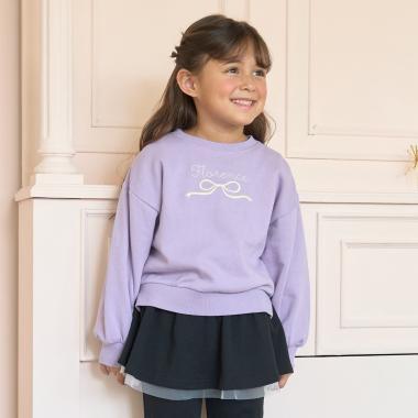 【毛球拜拜裡毛】蝴蝶結刺繡衛衣