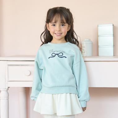 【毛球拜拜裡毛】蝴蝶結刺繡衛衣