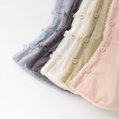 【Lycee mine 芭蕾系列】無領荷葉邊短外套