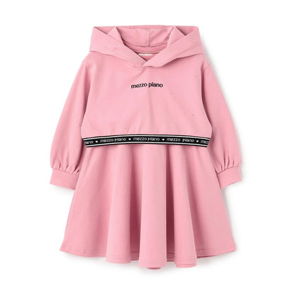 水鑽連帽衛衣&短袖連衣裙套裝