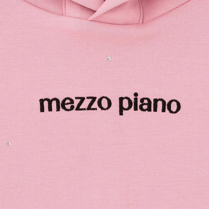 水鑽連帽衛衣&短袖連衣裙套裝