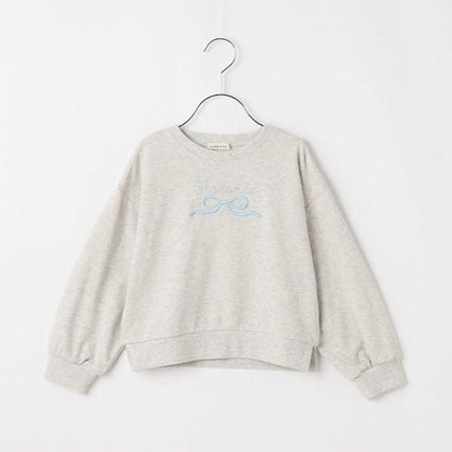 【毛球拜拜裡毛】蝴蝶結刺繡衛衣