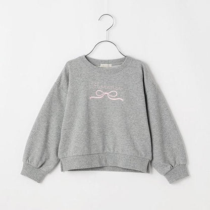 【毛球拜拜裡毛】蝴蝶結刺繡衛衣