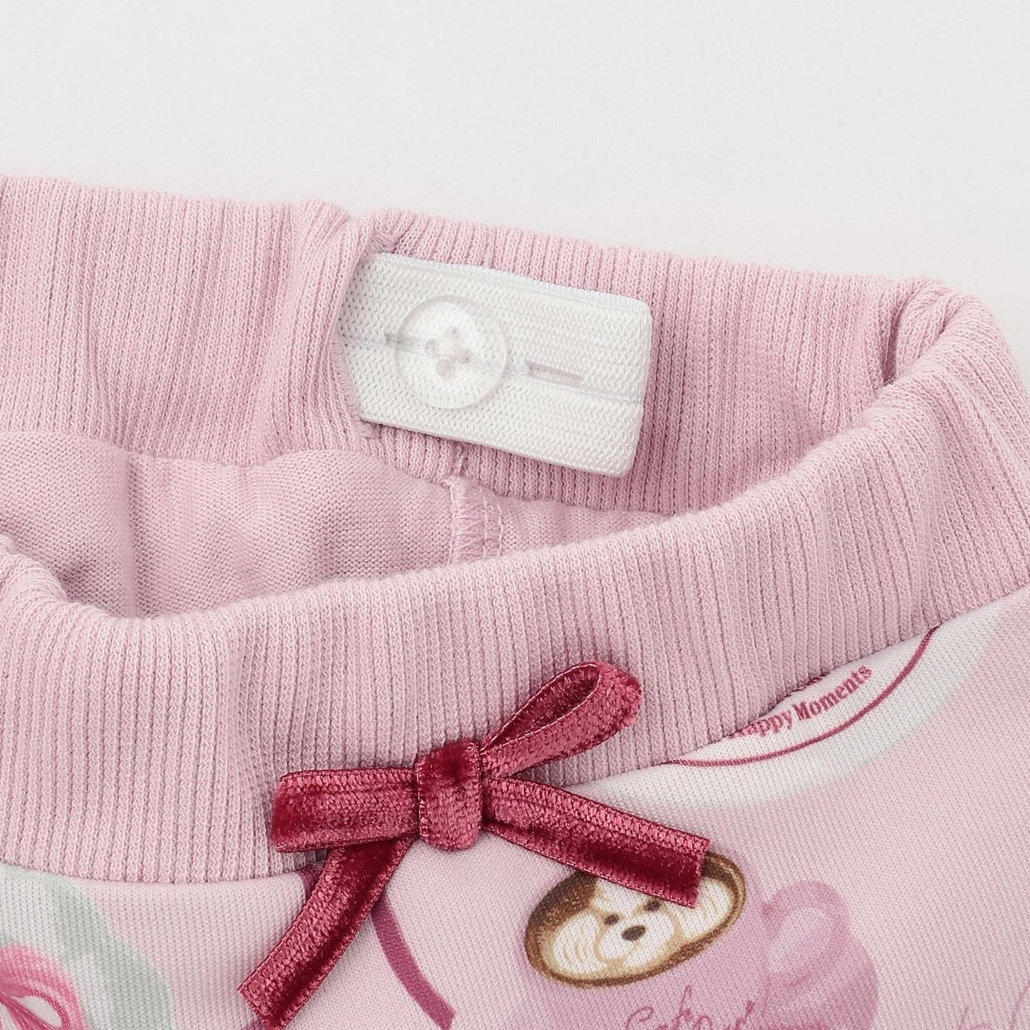 咖啡館圖案假兩件裙褲