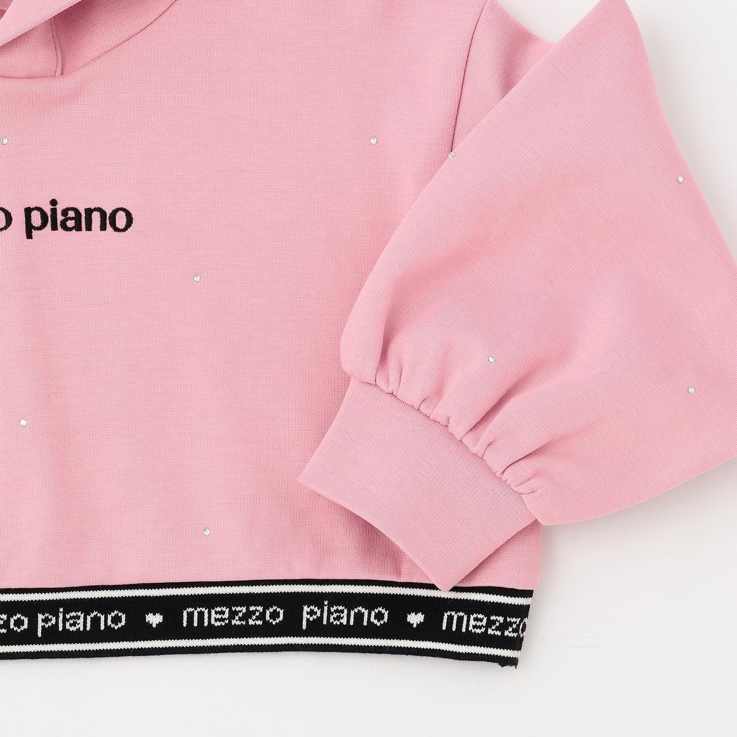 水鑽連帽衛衣&短袖連衣裙套裝