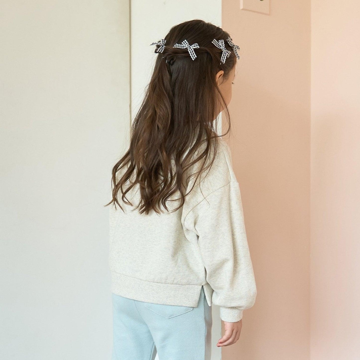 【毛球拜拜裡毛】蝴蝶結刺繡衛衣