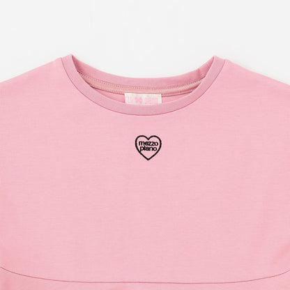 水鑽連帽衛衣&短袖連衣裙套裝