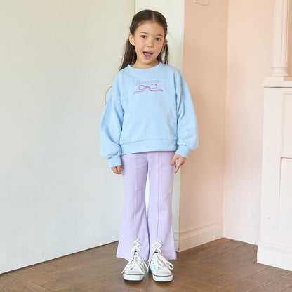 【毛球拜拜裡毛】蝴蝶結刺繡衛衣