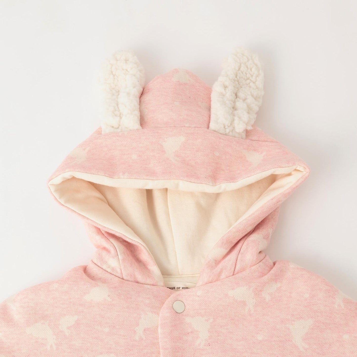 【有機】兔子提花斗篷【日本製造】