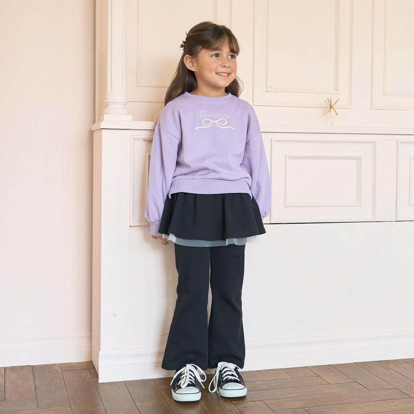 【毛球拜拜裡毛】蝴蝶結刺繡衛衣