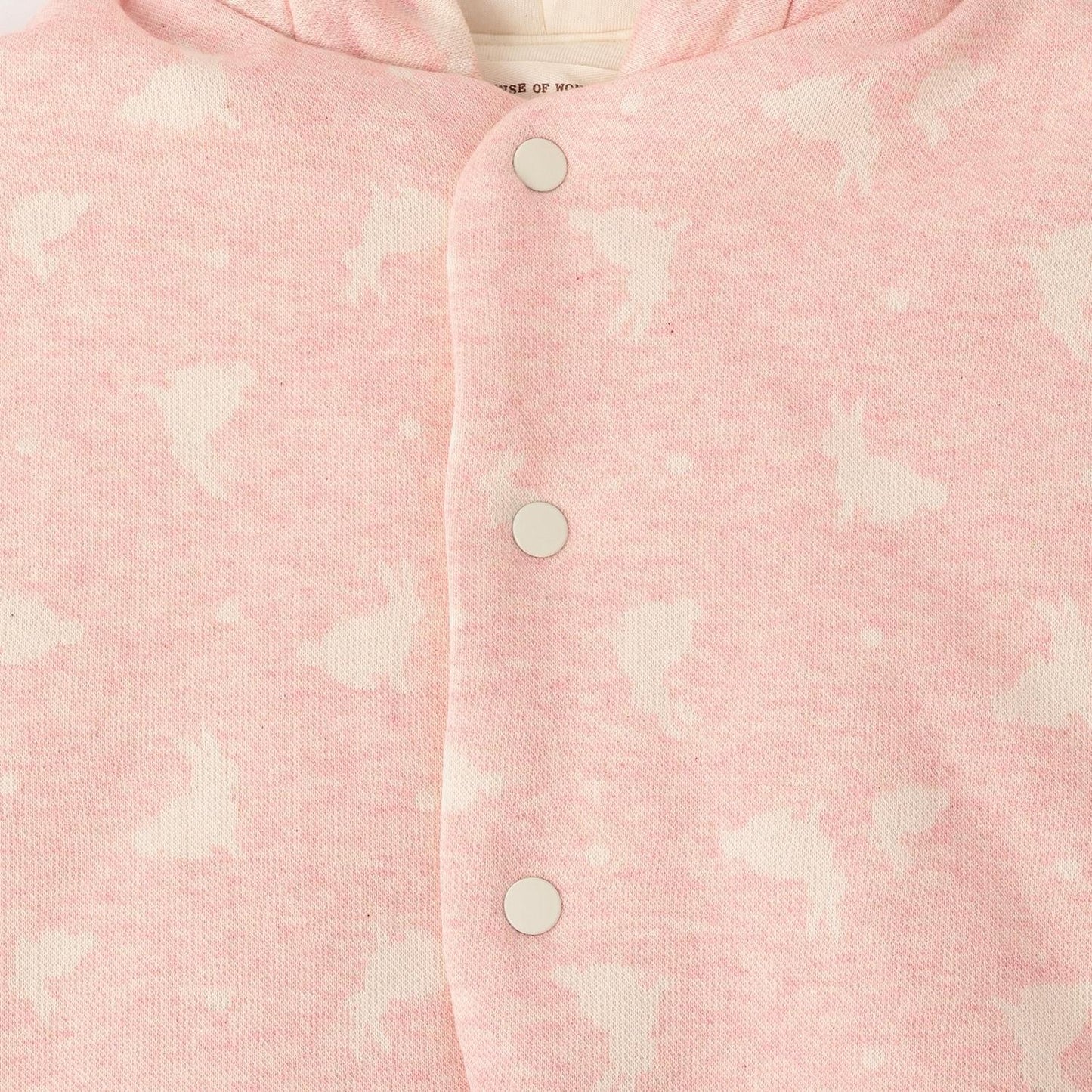 【有機】兔子提花斗篷【日本製造】