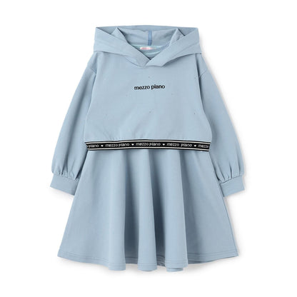 水鑽連帽衛衣&短袖連衣裙套裝