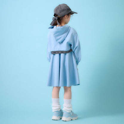 水鑽連帽衛衣&短袖連衣裙套裝