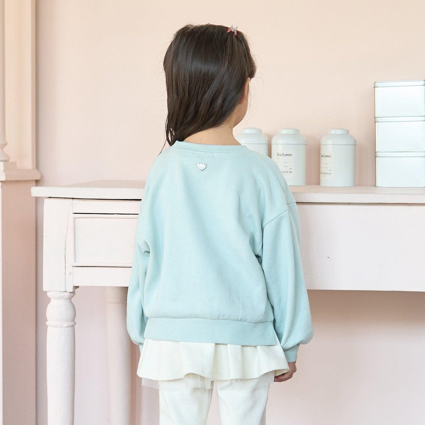 【毛球拜拜裡毛】蝴蝶結刺繡衛衣