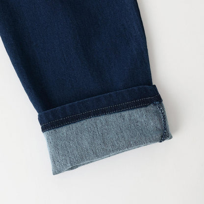 針織牛仔直筒褲